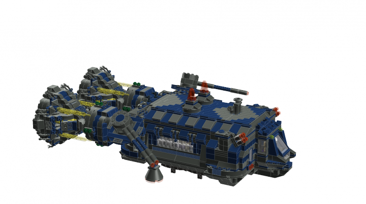 LEGO MOC - In a galaxy far, far away... - General's warship 'Eagle-owl'