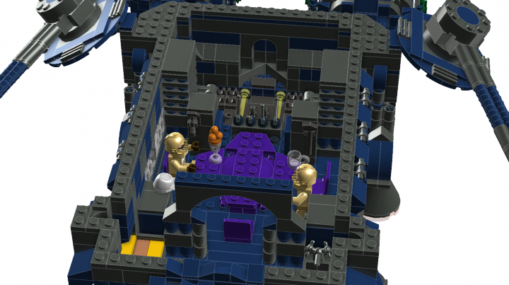 LEGO MOC - In a galaxy far, far away... - General's warship 'Eagle-owl'