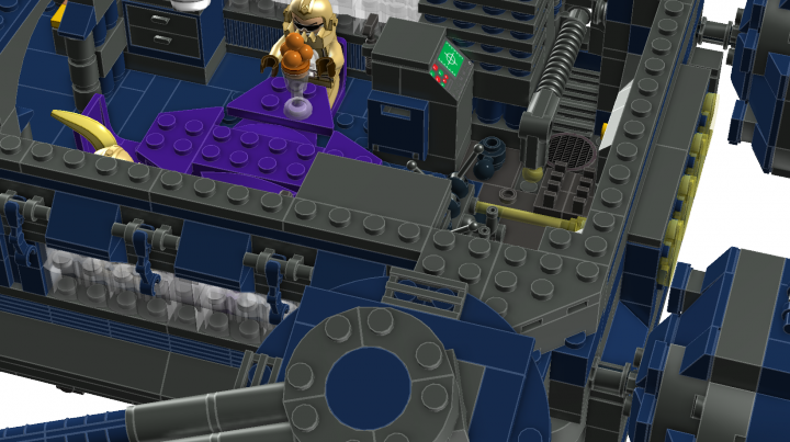 LEGO MOC - In a galaxy far, far away... - General's warship 'Eagle-owl'