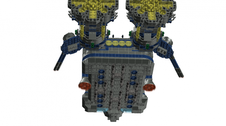 LEGO MOC - In a galaxy far, far away... - General's warship 'Eagle-owl'