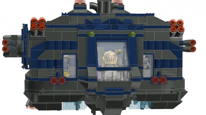 LEGO MOC - In a galaxy far, far away... - General's warship 'Eagle-owl'