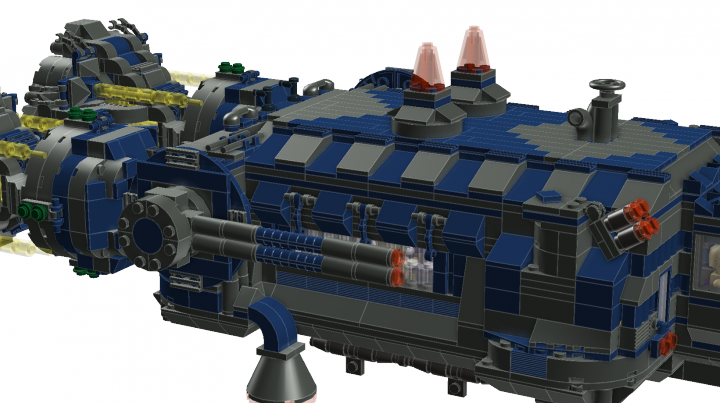 LEGO MOC - In a galaxy far, far away... - General's warship 'Eagle-owl'