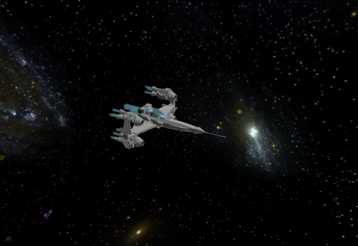 LEGO MOC - In a galaxy far, far away... - 'Hooper' space ship