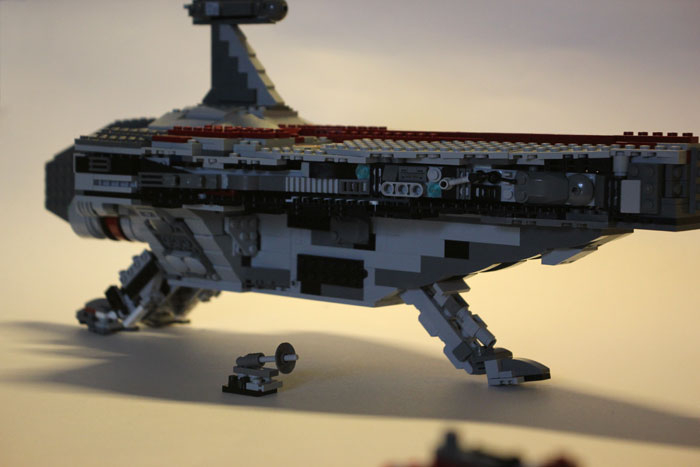 LEGO MOC - In a galaxy far, far away... - Acclamator I-class assault ship