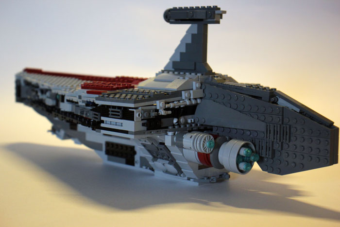 LEGO MOC - In a galaxy far, far away... - Acclamator I-class assault ship