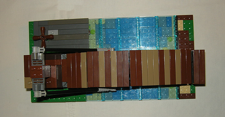 LEGO MOC - Because we can! - Leonardo da Vinci's Revolving Bridge