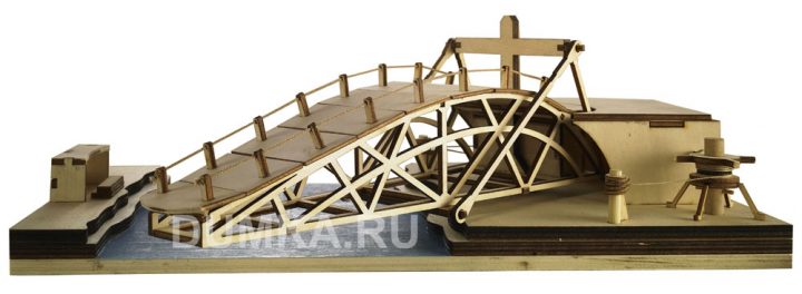 LEGO MOC - Because we can! - Leonardo da Vinci's Revolving Bridge