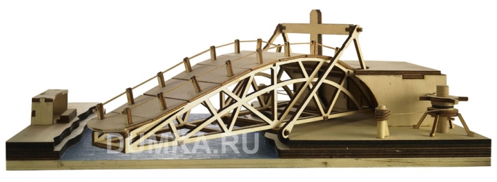 LEGO MOC - Because we can! - Leonardo da Vinci's Revolving Bridge