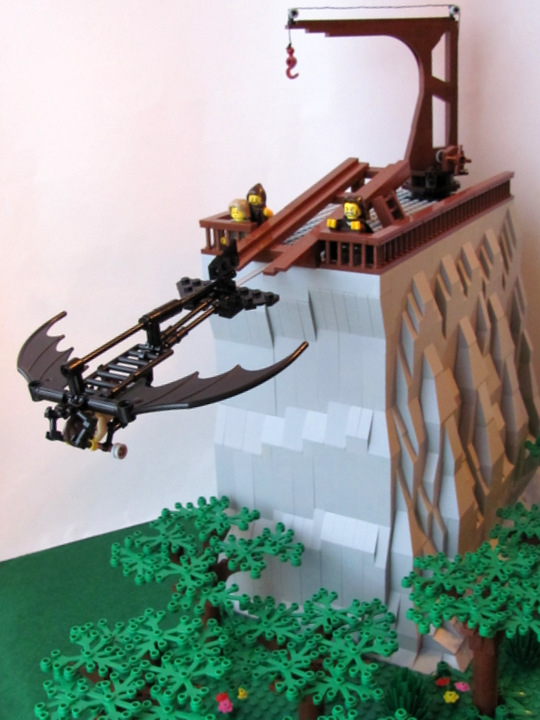 LEGO MOC - Because we can! - Leonardo da Vinci plane: Красиво и изящно.