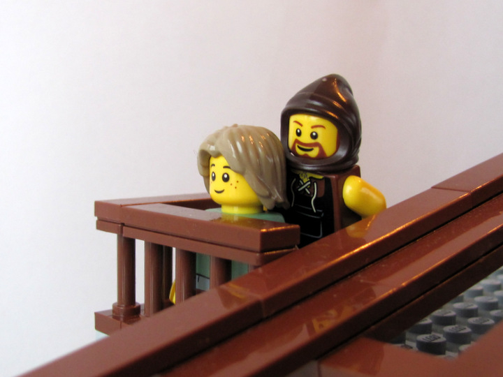 LEGO MOC - Because we can! - Leonardo da Vinci plane: Они смотрели ему вслед.