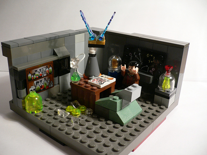 LEGO MOC - Because we can! - Nikola Tesla: Его рабочий кабинет