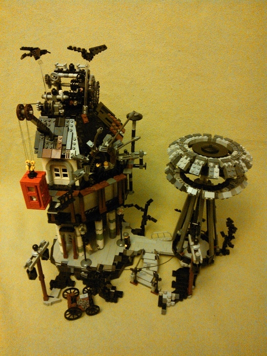 LEGO MOC - Because we can! - Wireless Electricity: общий план. Получилось подобие.