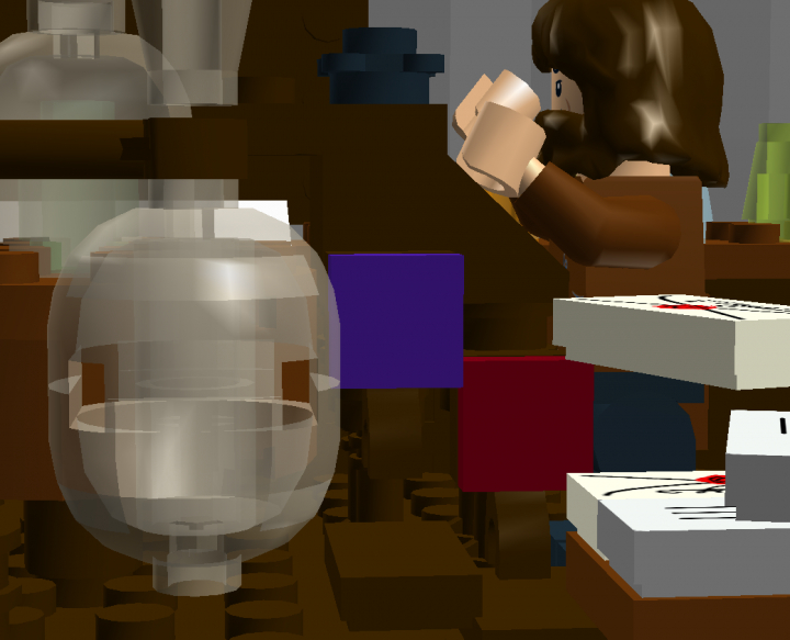 LEGO MOC - Because we can! - Mendeleev D.: Critical Point: Фиолетовая и красная детали - всякого рода книги