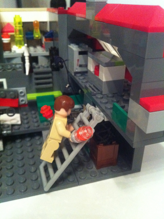 LEGO MOC - Because we can! - Thomas Edison's Laboratory. Invention of electric light bulb