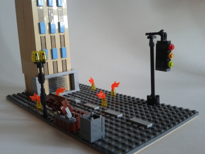 LEGO MOC - Heroes and villians - Dr. Octopus Attacks