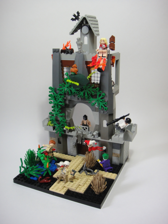 LEGO MOC - Heroes and villians - Arkham Asylium