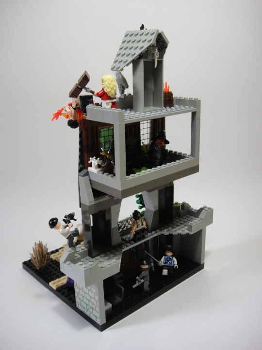 LEGO MOC - Heroes and villians - Arkham Asylium