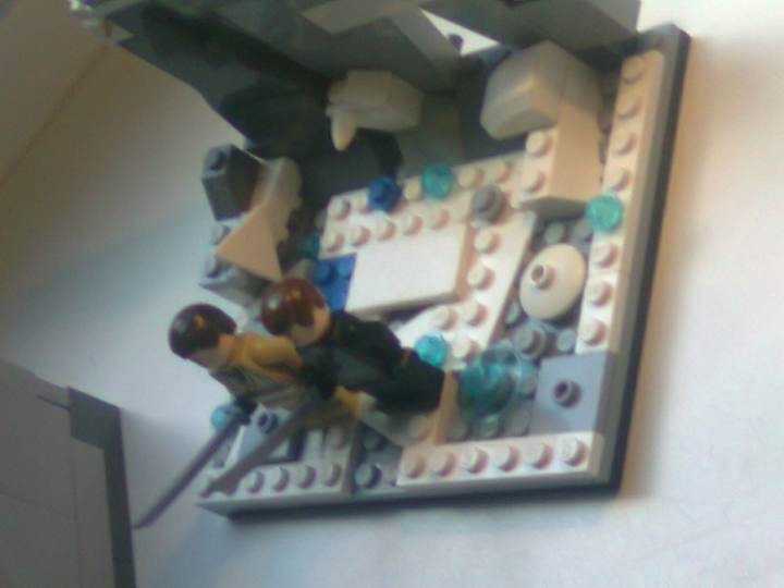 LEGO MOC - Heroes and villians - League of Assassins Lair from the 'Batman:Begins': вид немного снизу
