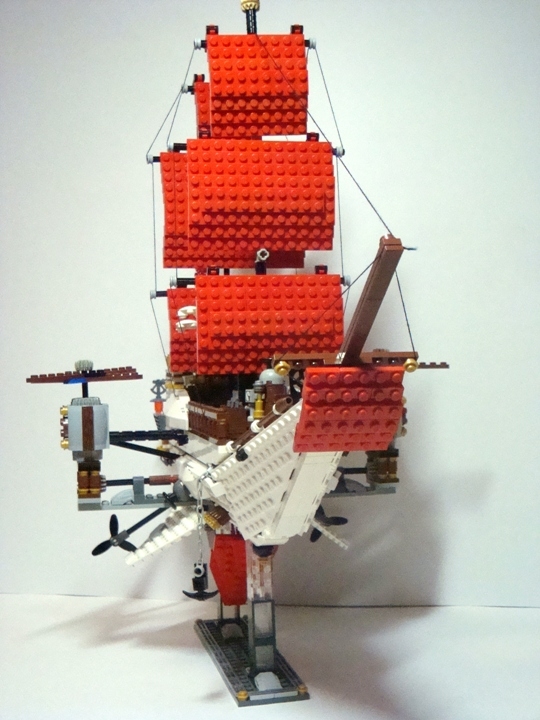 LEGO MOC - Steampunk Machine - Steampunk styled 'Scarlet Sails'