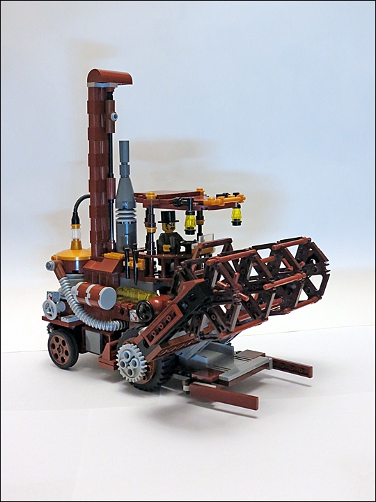 LEGO MOC - Steampunk Machine - Steampunk Harvester: В дежурном состоянии.