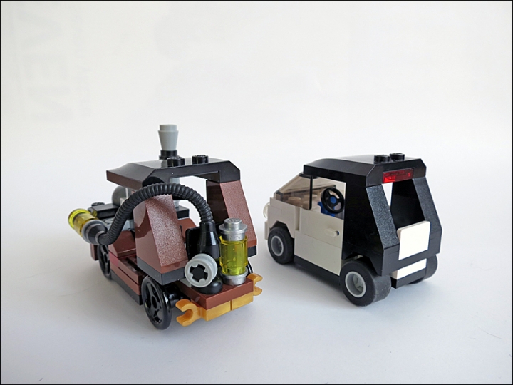 LEGO MOC - Steampunk Machine - Car 3177 SteamPunk Edition :): В сравнении с оригиналом