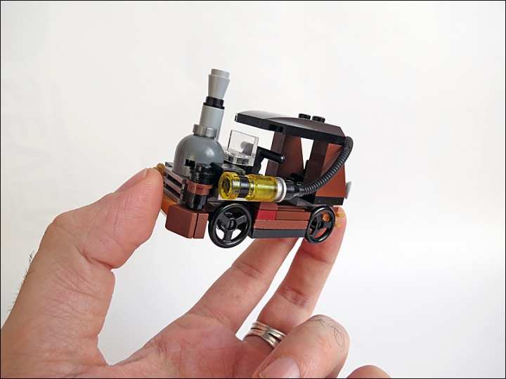 LEGO MOC - Steampunk Machine - Car 3177 SteamPunk Edition :): Совсем ручная :)