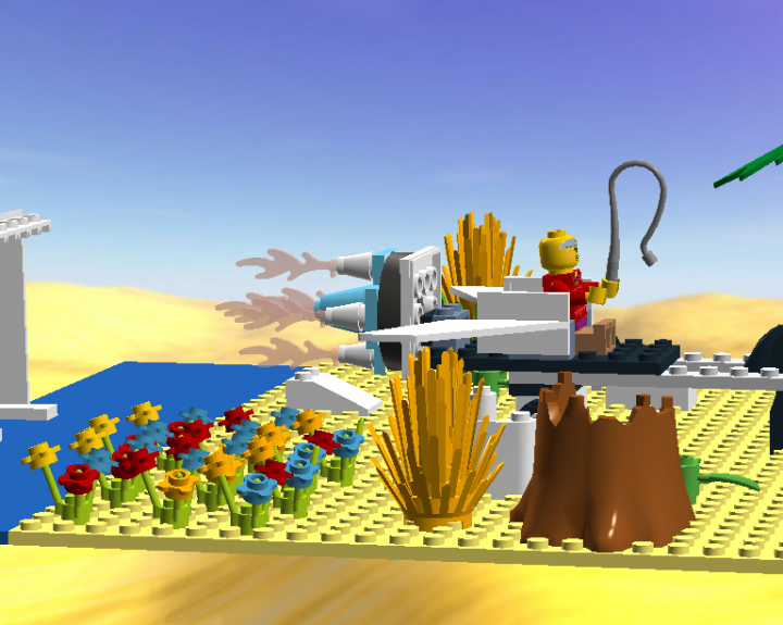 LEGO MOC - Steampunk Machine - Недоработанный корабль 