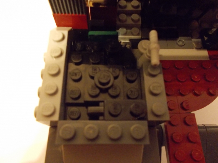 LEGO MOC - Steampunk Machine - 'Red Revenge' Steam Locomotive: уголь