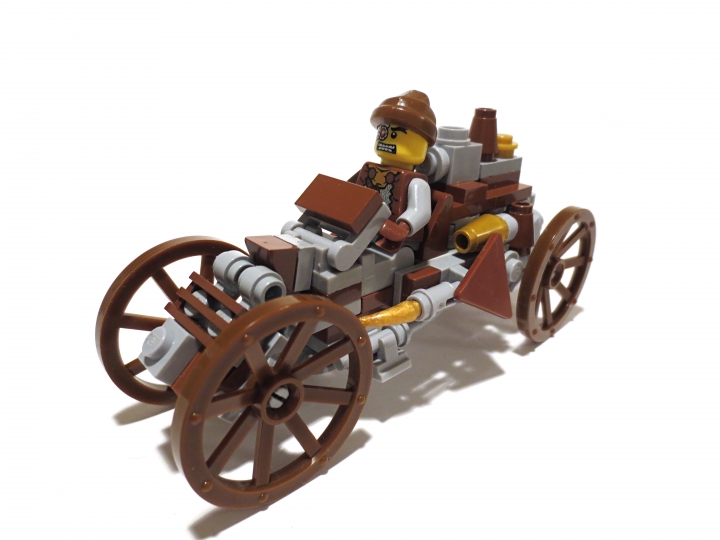 LEGO MOC - Steampunk Machine - Steam Ripper: А вот и наш водитель.