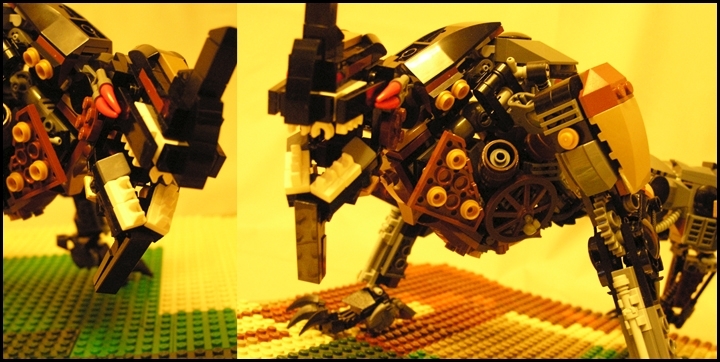 LEGO MOC - Steampunk Machine - Warning! Hunters!: ХРРРРРРР!!!