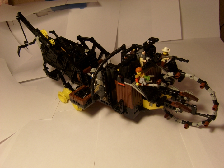 LEGO MOC - Steampunk Machine - Marauder's Ship: Общий план