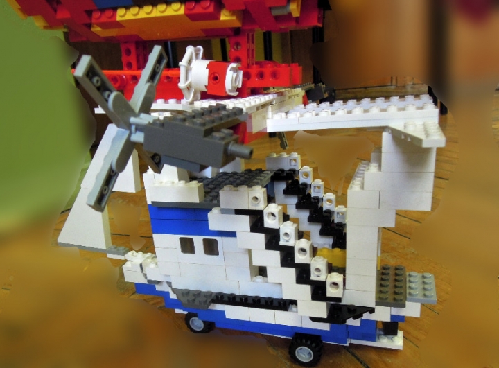LEGO MOC - Mini-contest 'Zeppelin Battle' - Дирижабль для романтического путешествия или Небесный корсар