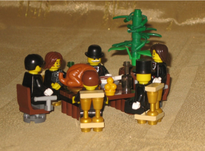 LEGO MOC - Mini-contest 'Zeppelin Battle' - Дирижабль «Дипломат»: '...и поделить их между...'