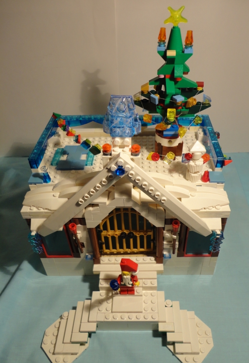 LEGO MOC - New Year's Brick 2014 - В гостях у Дедушки Мороза