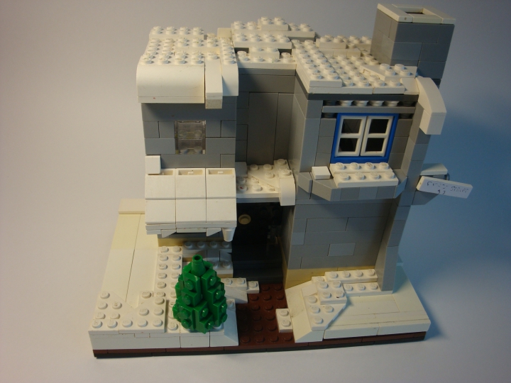 LEGO MOC - New Year's Brick 2014 - Рождественская история: Общий вид дома Скруджа