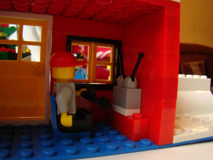 LEGO MOC - New Year's Brick 2014 - Новогодняя зарисовка.: там ждет меня папа.