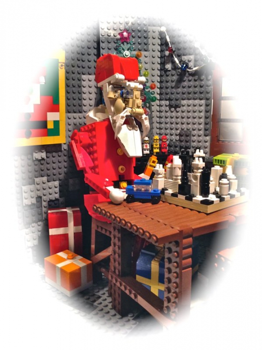 LEGO MOC - New Year's Brick 2014 - Cabinet of St. Nicholas: На протяжении столетия образ Святого Николая бесподобно созданный художником Настом Томасом немного менялся и совершенствовался. Я решил присоединиться к этой эволюции