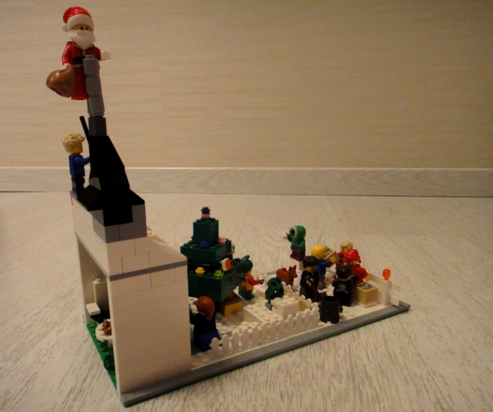 LEGO MOC - New Year's Brick 2014 - Рождественский Домик