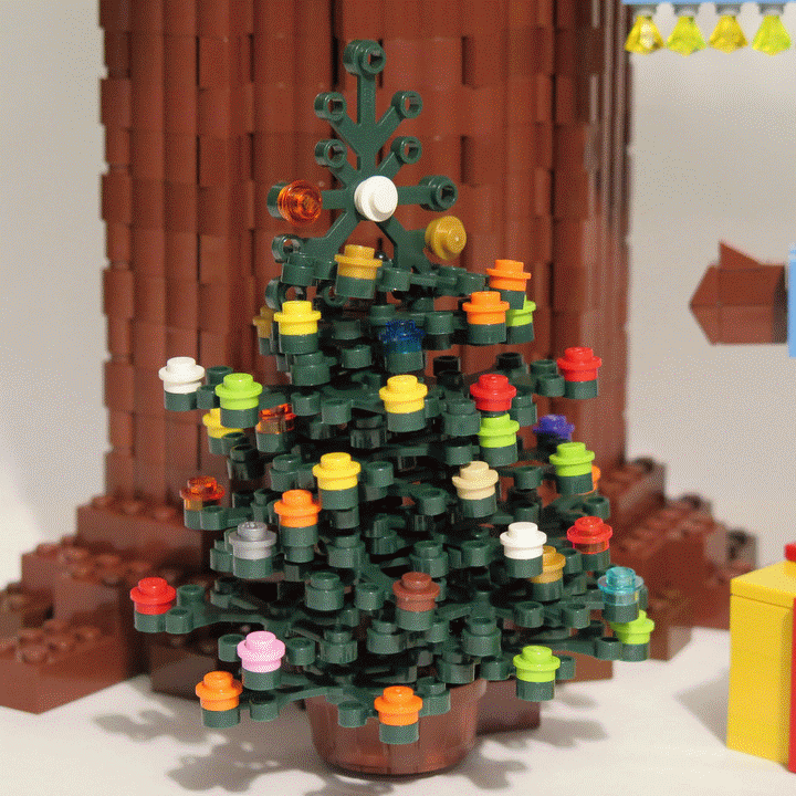 LEGO MOC - New Year's Brick 2014 - Маша без Медведя: Смотрим внимательнее!
