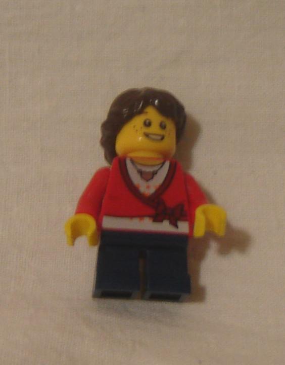 LEGO MOC - New Year's Brick 2014 - Новогодние волшебство: девочка