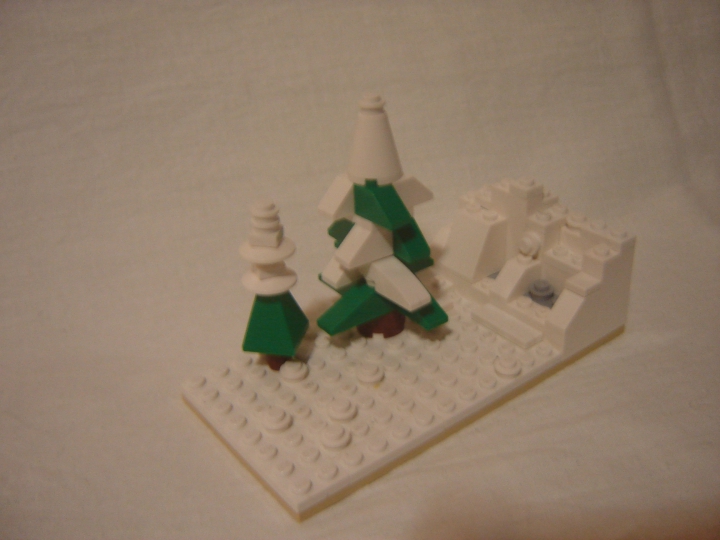 LEGO MOC - New Year's Brick 2014 - Новогодние волшебство: вид без фигурук