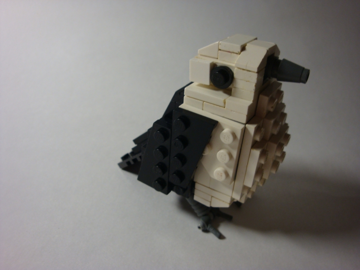 LEGO MOC - 16x16: Animals - Bird, just a bird: Птица отдельно.