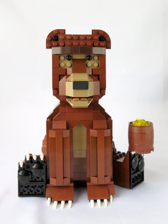 LEGO MOC - 16x16: Animals - Bruin: А вы так можете?