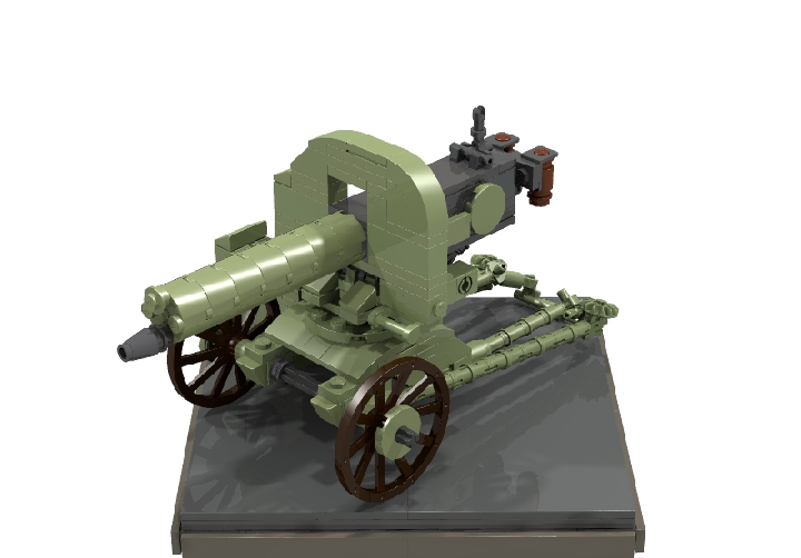 LEGO MOC - 16x16: Technics - Maxim gun