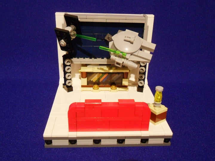 LEGO MOC - 16x16: Technics - Автостереоскопия - 3D-технологии XXI века: Но мы будем верить, что когда-нибудь и эти минусы исчезнут, а пока я предлагаю взглянуть на свою работу, которая изображает один из таких телевизоров)Образ собирательный и оригинала не имеет, так как делать копию какого-либо телевизора - труд неблагодарный и бесполезный. Посему - вот вам 3D-телевизор нового поколения с наикрутейшей акустической системой 5.1)