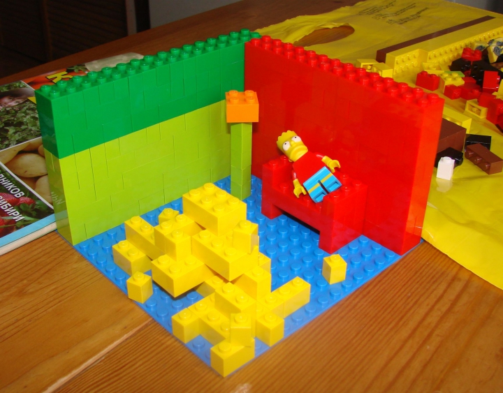 LEGO MOC - 16x16: Demotivator - Грустные последствия сладкой жизни