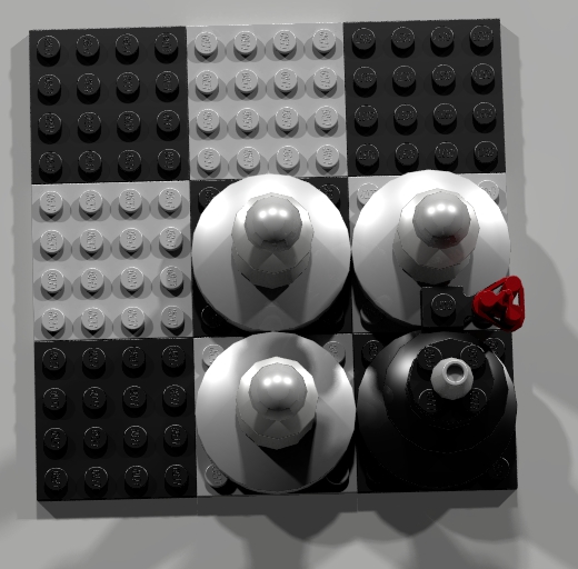 LEGO MOC - 16x16: Demotivator - Безвыходных ситуаций не бывает: Основание 12х12