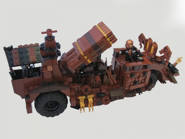 LEGO MOC - Mini-contest 'Lego Technic Motorcycles' - Паровой тяжелый военный мотоцикл 'Пурга'