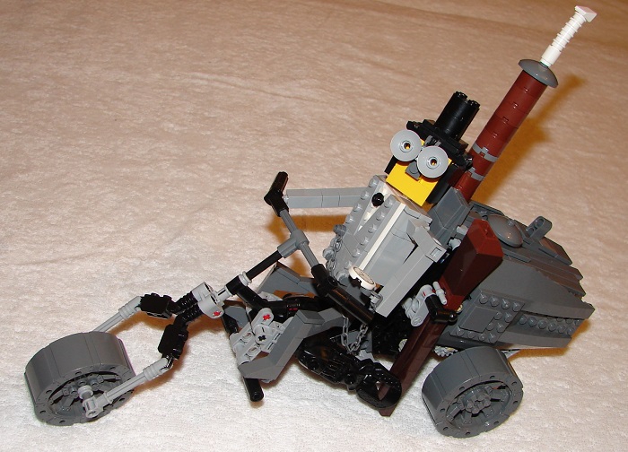 LEGO MOC - Mini-contest 'Lego Technic Motorcycles' - Котёлъ паровой самодвижущийся: Использование революционно новых технологий позволило достичь фантастического симбиоза комфорта и технологичности!