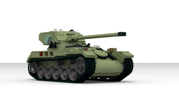 LEGO MOC - LDD-contest '20th-century military equipment‎' - Light Tank AMX-13: 'Я не хочу БДЫЩ и долгую перезарядку. Я хочу 'паф-паф-паф''